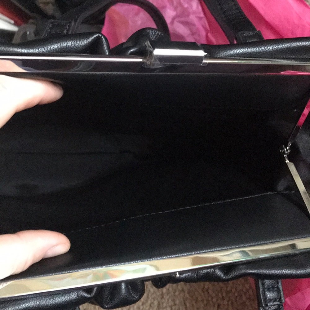 FINAL!ZARA black faux shoulder bag!NWT FIRM PRICE - Picture 6 of 6